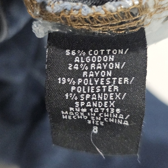 1822 Denim Women's Jeans Size 8 Adrianna Denim - Picture 11 of 14